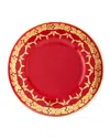 Neiman Marcus Red Oro Bello Charger, Set Of 4