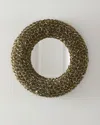 Neiman Marcus Rose Mirror In Gold