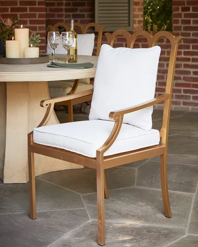 Neiman Marcus Savannah Collection Dining Chair In Gold