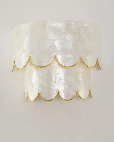 Neiman Marcus Scalloped Sconce