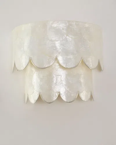 Neiman Marcus Scalloped Sconce