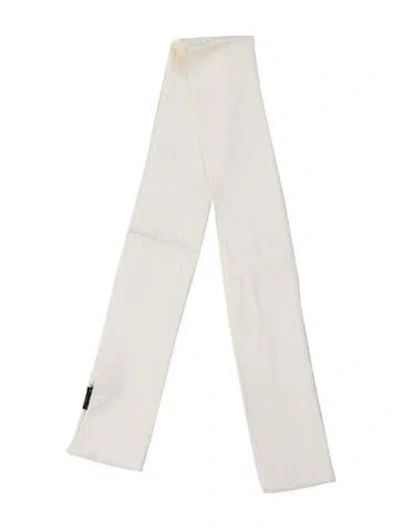 Pre-owned Neiman Marcus Scarf In Neutral