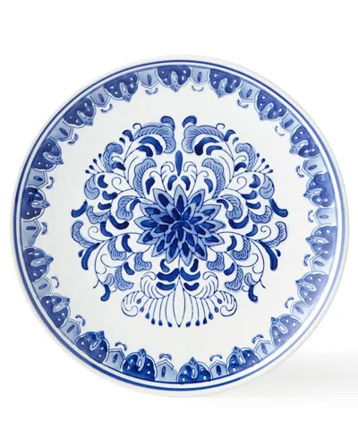 Neiman Marcus Set Of 12 Assorted Blue & White Dinner Plates