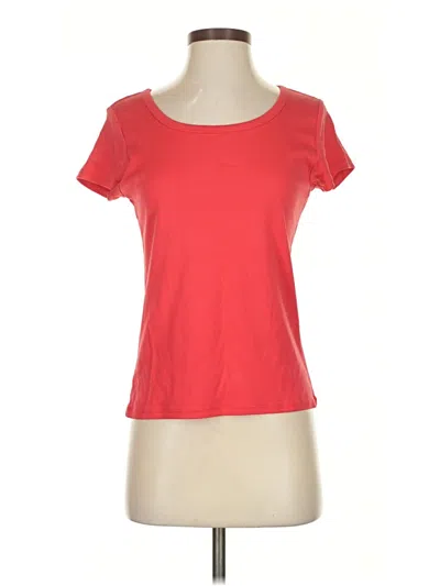 Pre-owned Neiman Marcus Short Sleeve T-shirt In Red