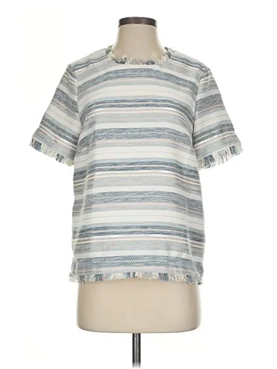 Pre-owned Neiman Marcus Short Sleeve T-shirt In Blue
