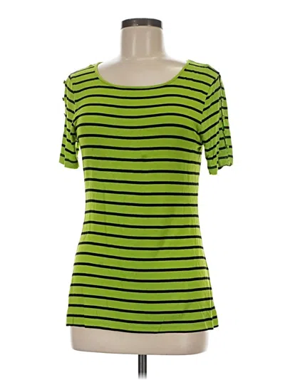 Pre-owned Neiman Marcus Short Sleeve T-shirt In Green