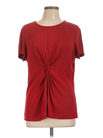 Pre-owned Neiman Marcus Short Sleeve T-shirt In Red
