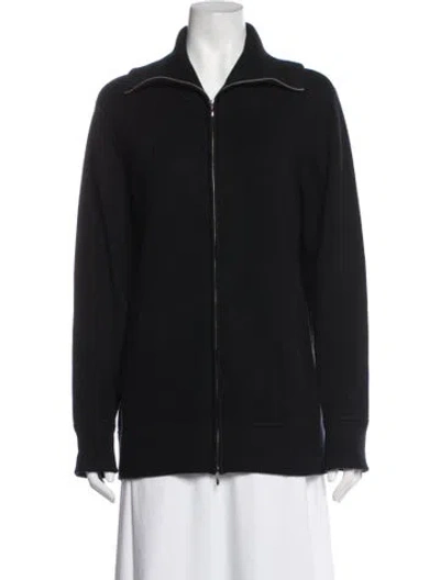 Pre-owned Neiman Marcus Silk Jacket In Black