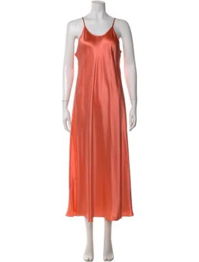 Pre-owned Neiman Marcus Silk Midi Length Dress In Black