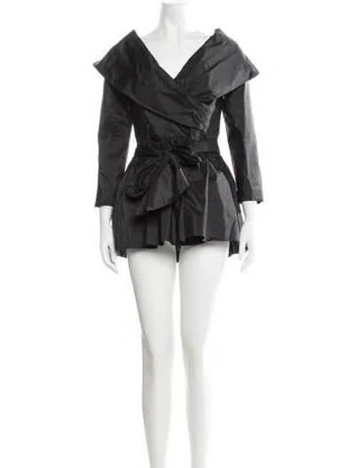 Pre-owned Neiman Marcus Silk Mini Dress In Black