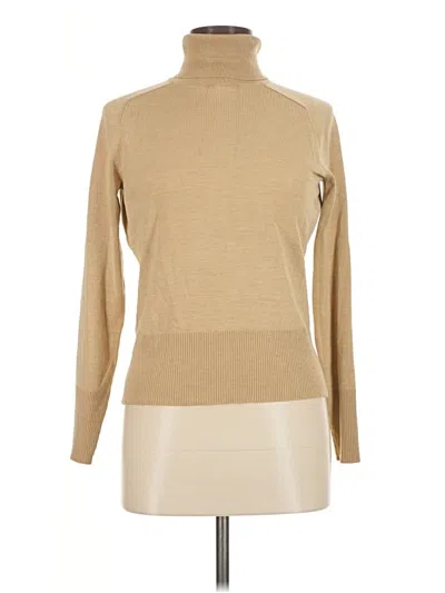 Pre-owned Neiman Marcus Silk Pullover Sweater In Brown