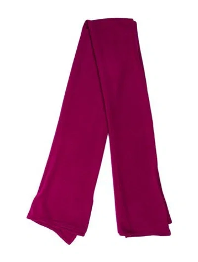 Pre-owned Neiman Marcus Silk Scarf In Pink