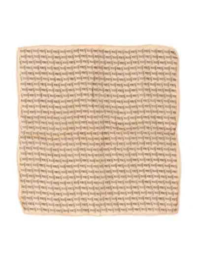 Pre-owned Neiman Marcus Silk Vintage Bandana In Neutrals