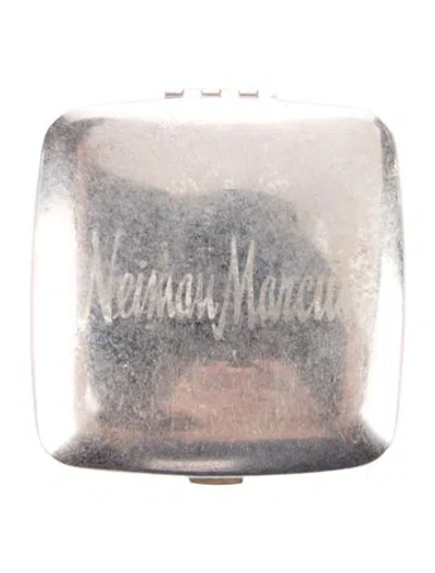 Pre-owned Neiman Marcus Silver Metal Mirror