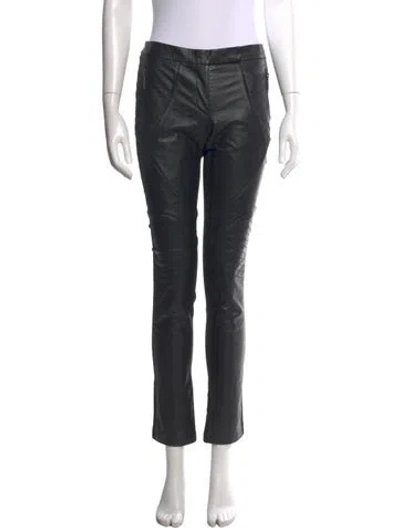 Pre-owned Neiman Marcus Skinny Leg Pants In Black