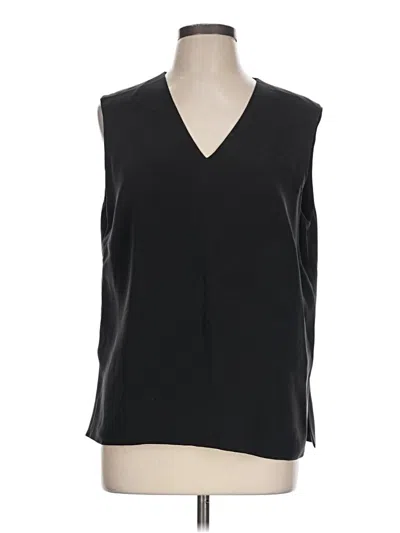 Pre-owned Neiman Marcus Sleeveless Blouse In Black
