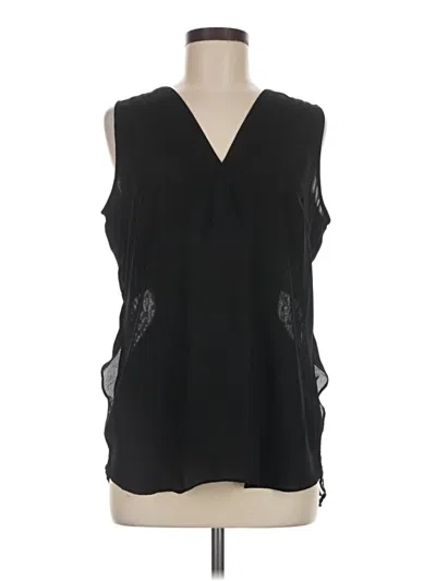 Pre-owned Neiman Marcus Sleeveless Blouse In Black