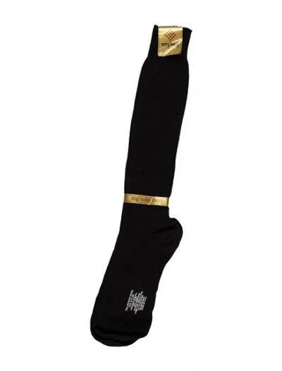 Pre-owned Neiman Marcus Socks W/tags In Black