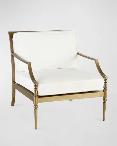 Neiman Marcus Sophia Outdoor Chair In White