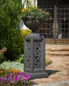 Neiman Marcus Stonecast Urn In Graphite
