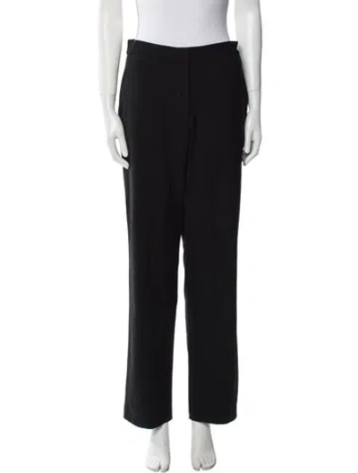Pre-owned Neiman Marcus Straight Leg Pants In Black