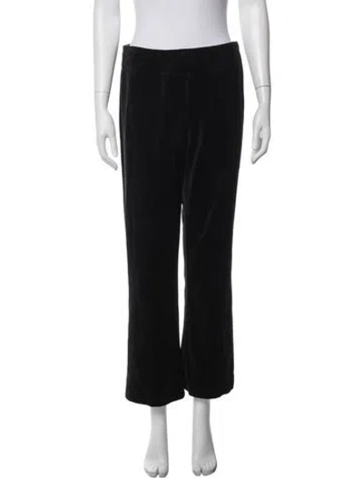 Pre-owned Neiman Marcus Straight Leg Pants In Black