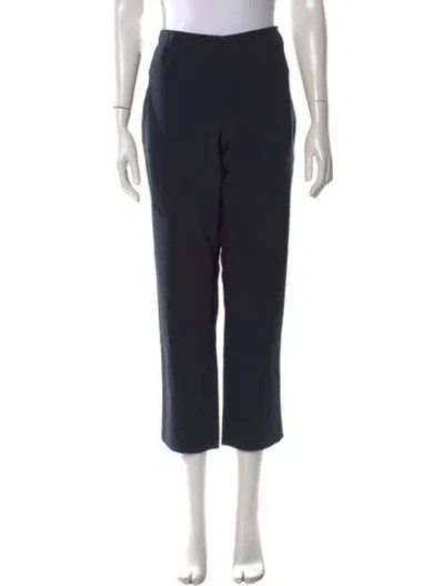 Pre-owned Neiman Marcus Straight Leg Pants In Blue
