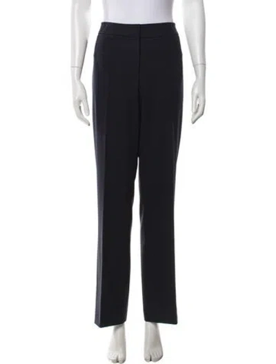 Pre-owned Neiman Marcus Straight Leg Pants In Blue