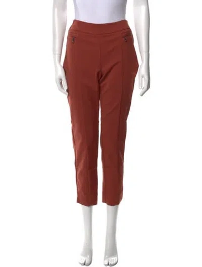 Pre-owned Neiman Marcus Straight Leg Pants In Red