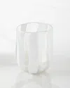 Neiman Marcus Stripe Tumbler In Transparent