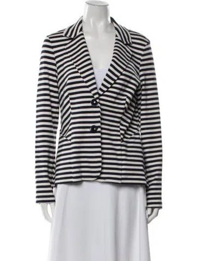 Pre-owned Neiman Marcus Striped Blazer In Multi