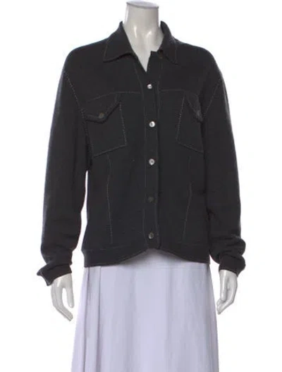 Pre-owned Neiman Marcus Sweater In Gray