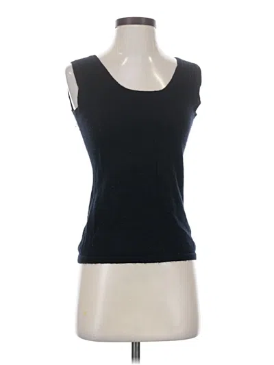 Pre-owned Neiman Marcus Sweater Vest In Blue