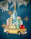Neiman Marcus Taxi With Nyc Buildings Christmas Ornament