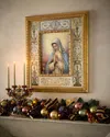 Neiman Marcus The Virgin Mary Oil Painting With Square Frame