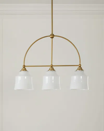 Neiman Marcus Three-light Chandelier In White