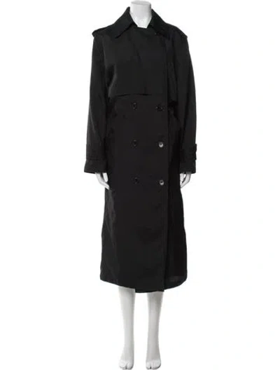 Pre-owned Neiman Marcus Trench Coat In Black