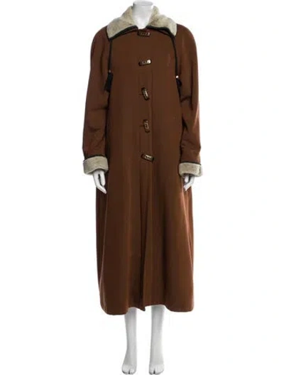 Pre-owned Neiman Marcus Trench Coat In Brown