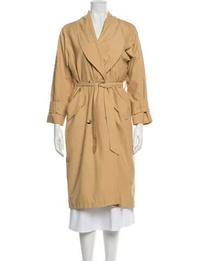 Pre-owned Neiman Marcus Trench Coat In Neutral
