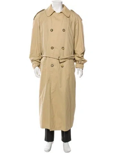 Pre-owned Neiman Marcus Trench Coat In Neutral