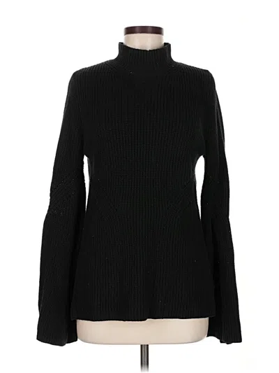 Pre-owned Neiman Marcus Turtleneck Sweater In Black