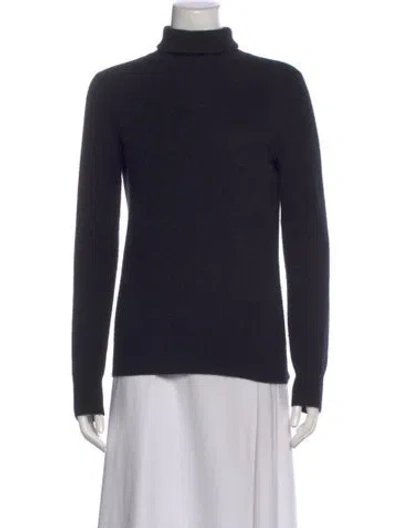 Pre-owned Neiman Marcus Turtleneck Sweater In Black