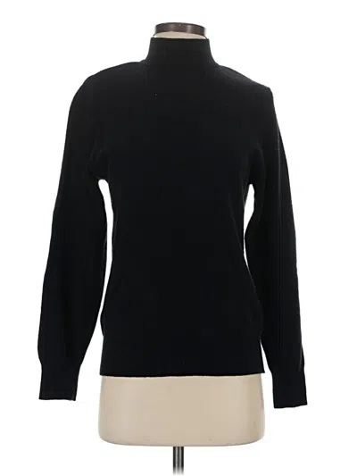 Pre-owned Neiman Marcus Turtleneck Sweater In Black