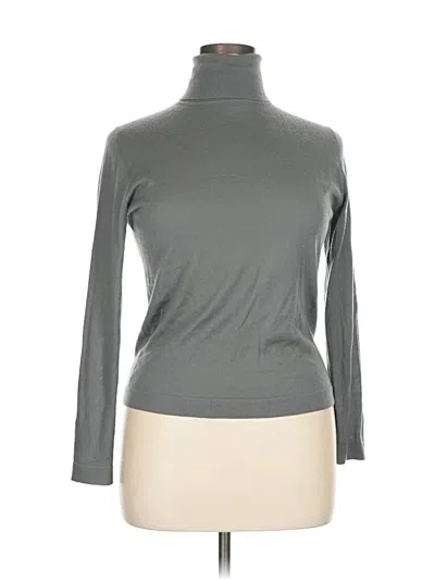 Pre-owned Neiman Marcus Turtleneck Sweater In Gray