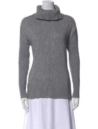 Pre-owned Neiman Marcus Turtleneck Sweater In Gray