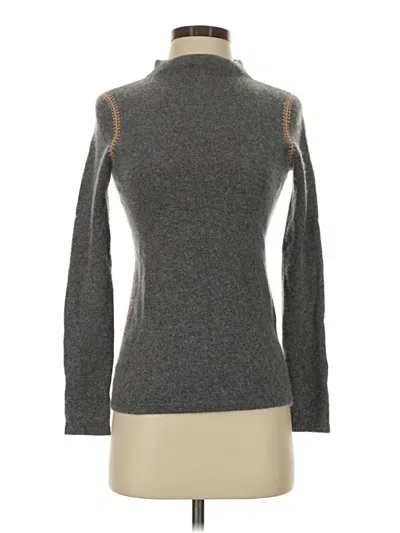 Pre-owned Neiman Marcus Turtleneck Sweater In Gray