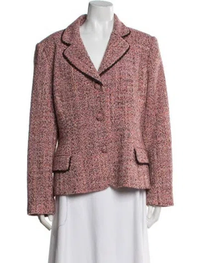 Pre-owned Neiman Marcus Tweed Tweed Pattern Blazer In Multi