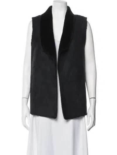 Pre-owned Neiman Marcus Vest In Black
