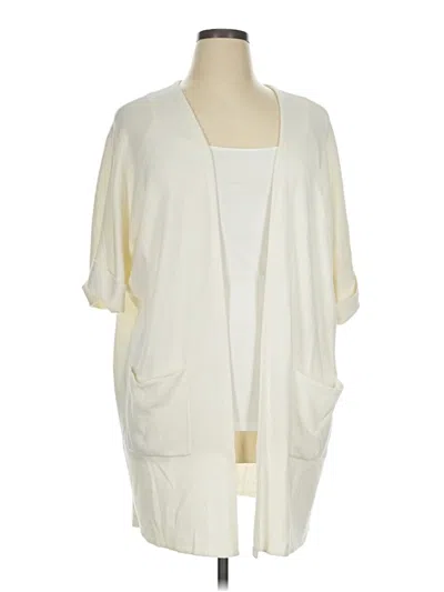 Pre-owned Neiman Marcus Vest In Ivory