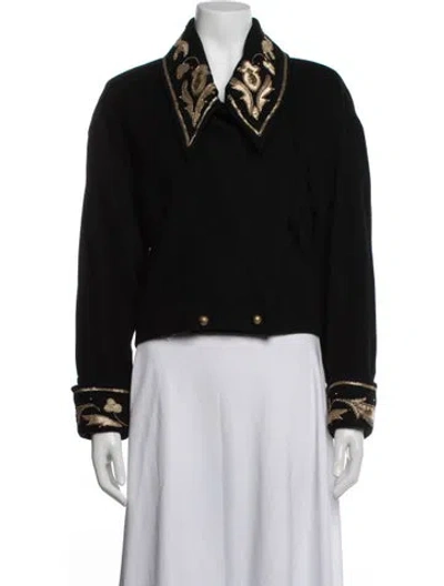 Pre-owned Neiman Marcus Vintage 1960's Jacket In Black/gold